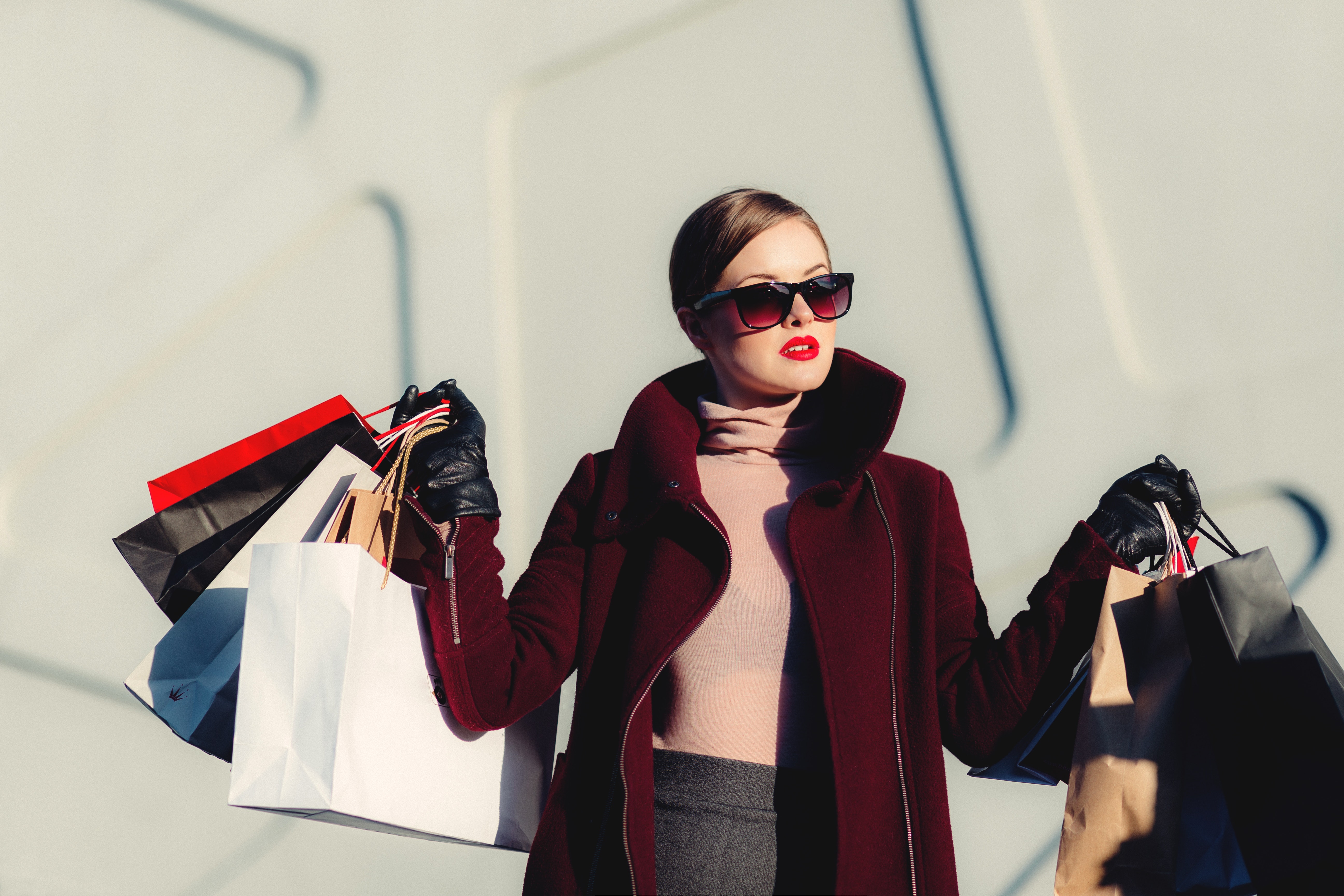 Person som har shoppat